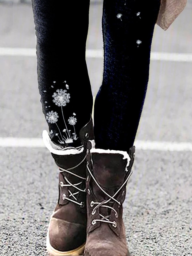 thick warm leggings Casual Cotton Leggings