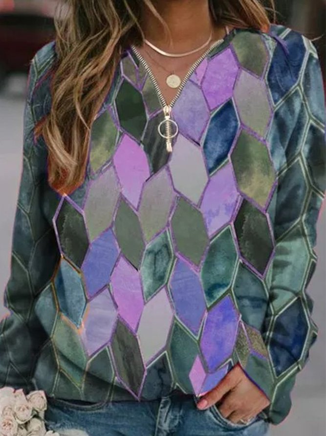 Shift Casual O-Neck Top