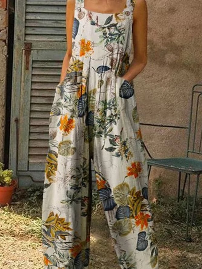 Casual Sleeveless Jumpsuit & Romper