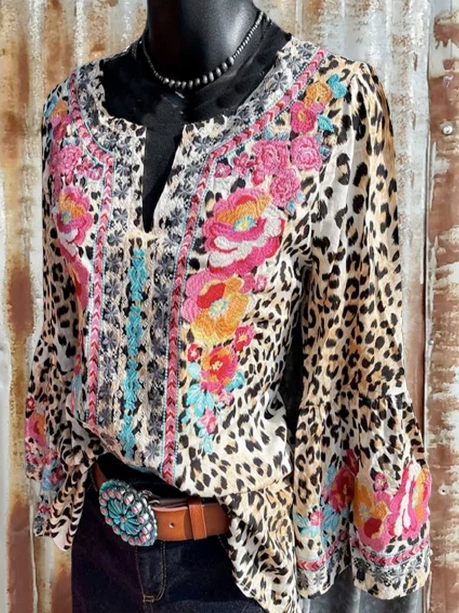 leopard going out tops