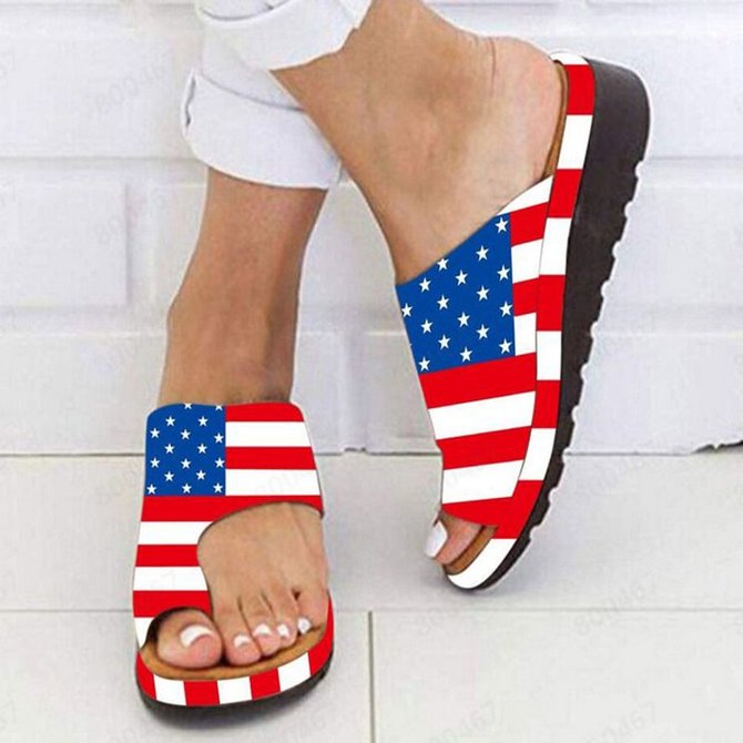American Flag Casual Sandals