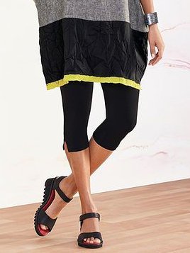 Sheath Cotton Plain Leggings