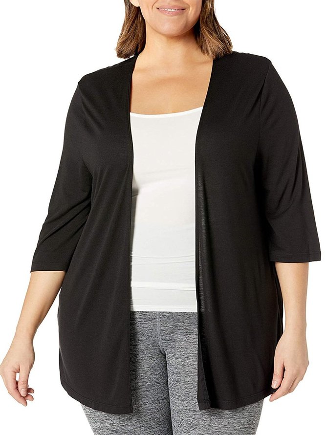 Women's Plus Size Lightweight Open Cardigan justfashionnow