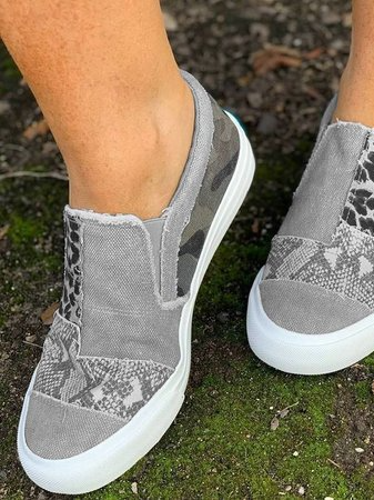 JFN  Leather and Flat Heel  Daily Women’s  Sneakers