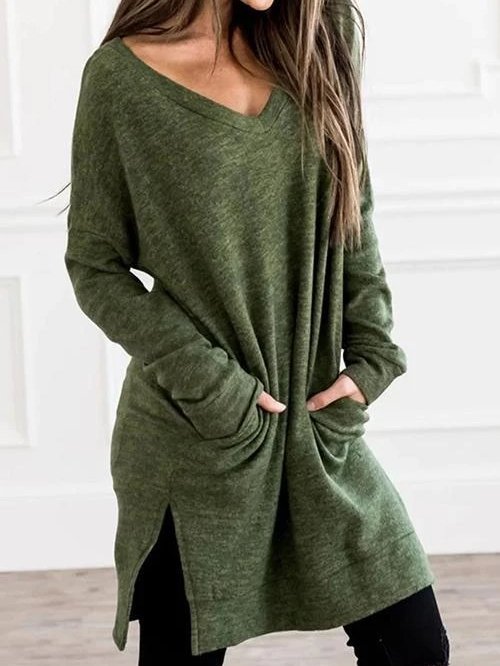 Casual Cotton-Blend Dress