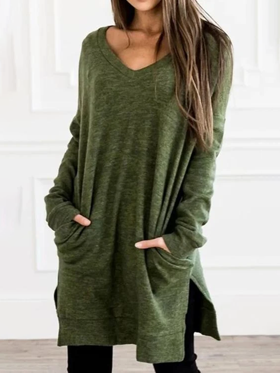 Casual Cotton-Blend Dress
