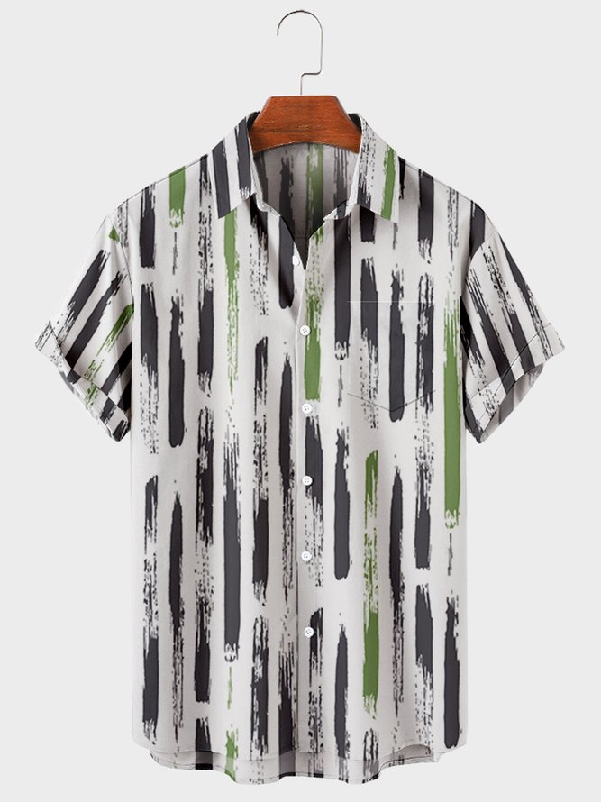 striped shirt collar