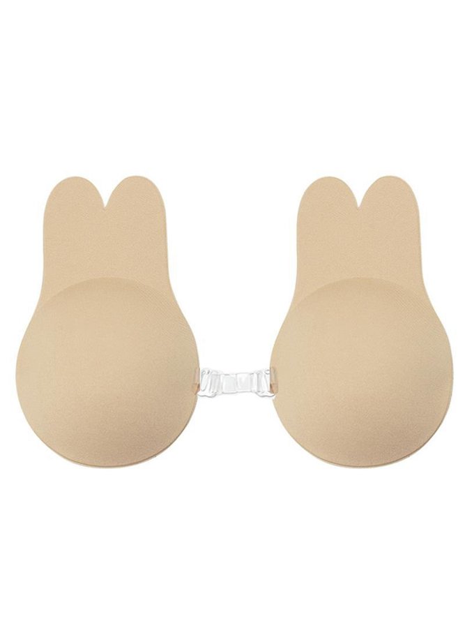JFN  Breathable And Invisible Rabbit Ears Breast Lift Silicone Nipple