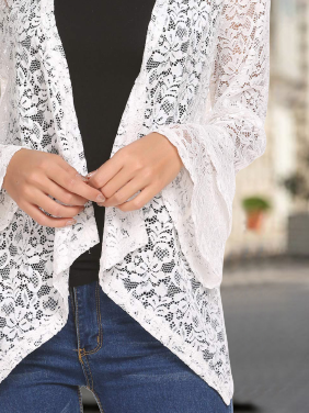 JFN Floral Lace Vacation Cardigan