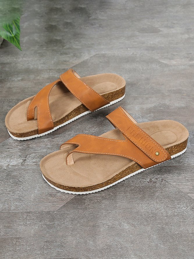 JFN  Simple Resort Thong Birkenstock Slippers