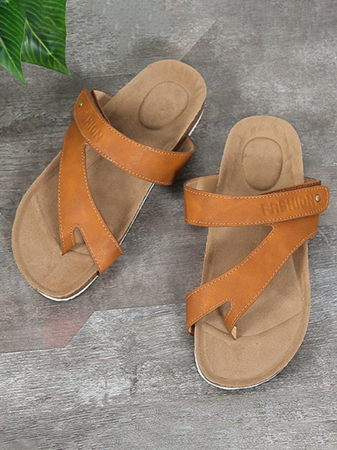 JFN  Simple Resort Thong Birkenstock Slippers