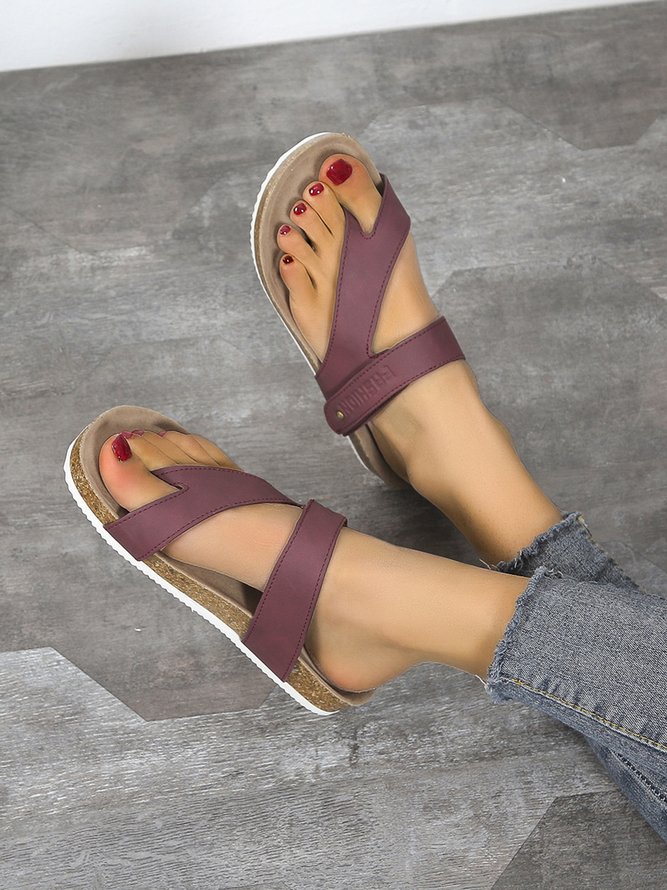 JFN  Simple Resort Thong Birkenstock Slippers