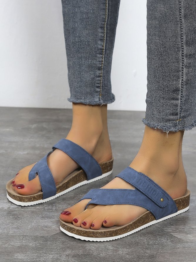JFN  Simple Resort Thong Birkenstock Slippers
