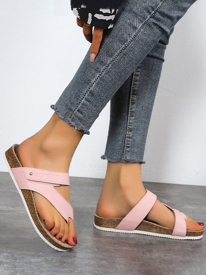 JFN  Simple Resort Thong Birkenstock Slippers