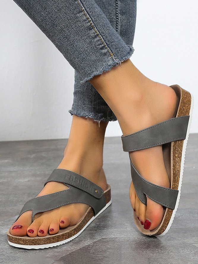 JFN  Simple Resort Thong Birkenstock Slippers
