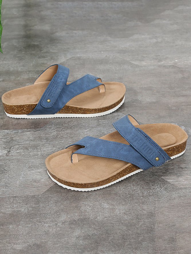 JFN  Simple Resort Thong Birkenstock Slippers