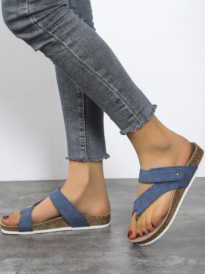 JFN  Simple Resort Thong Birkenstock Slippers