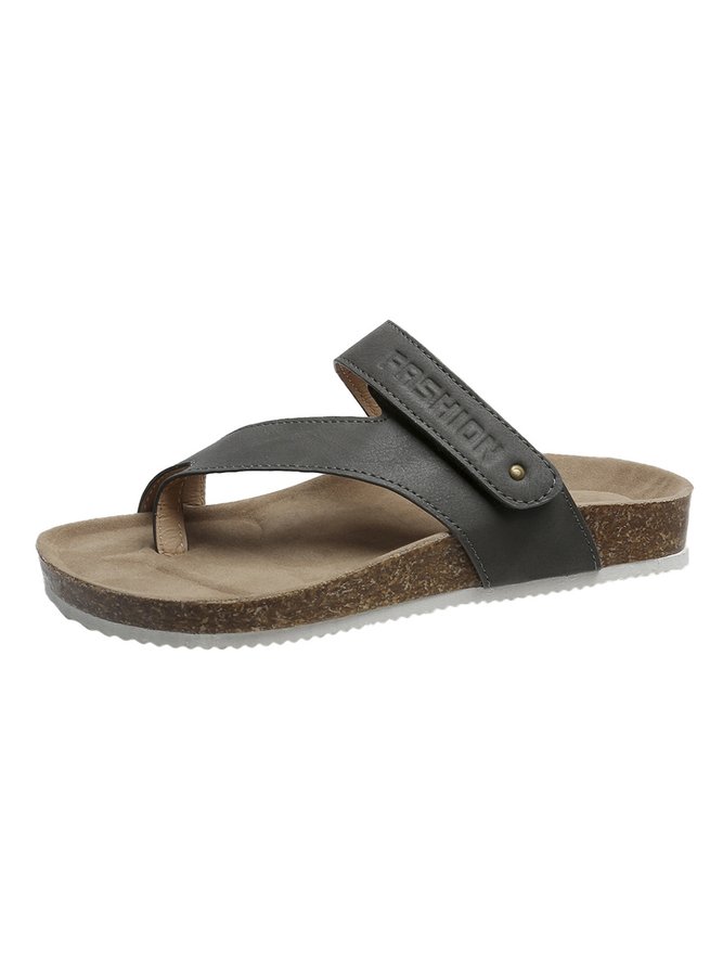 JFN  Simple Resort Thong Birkenstock Slippers