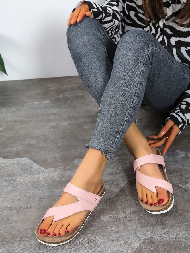 JFN  Simple Resort Thong Birkenstock Slippers