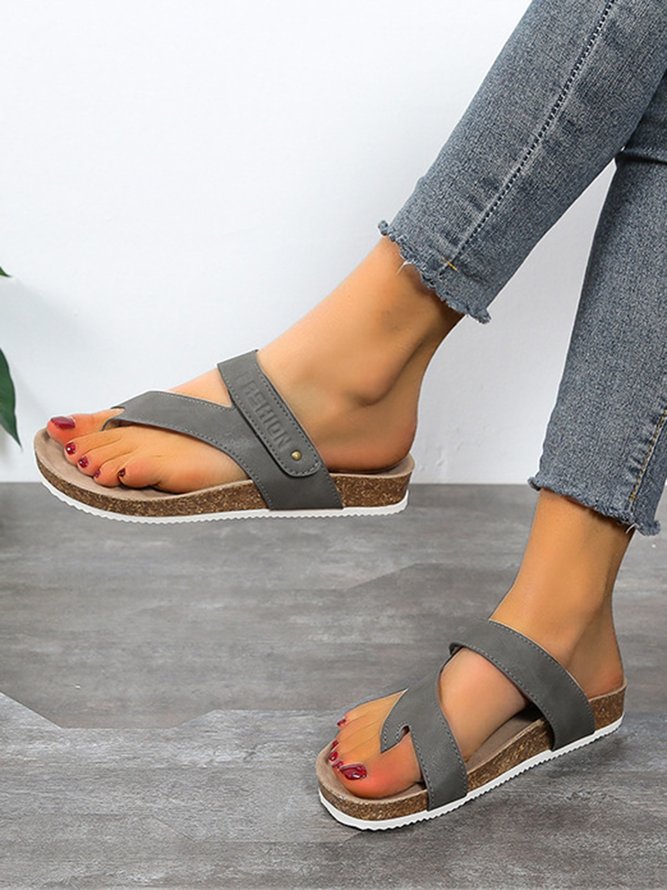 JFN  Simple Resort Thong Birkenstock Slippers