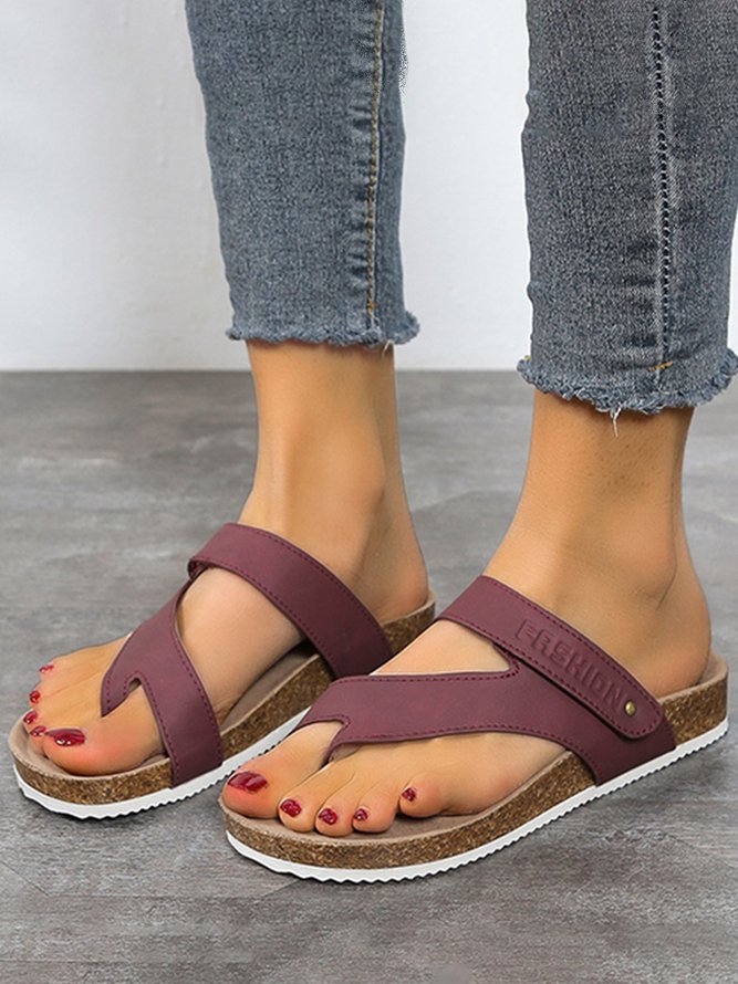 JFN  Simple Resort Thong Birkenstock Slippers