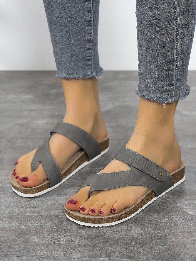 JFN  Simple Resort Thong Birkenstock Slippers