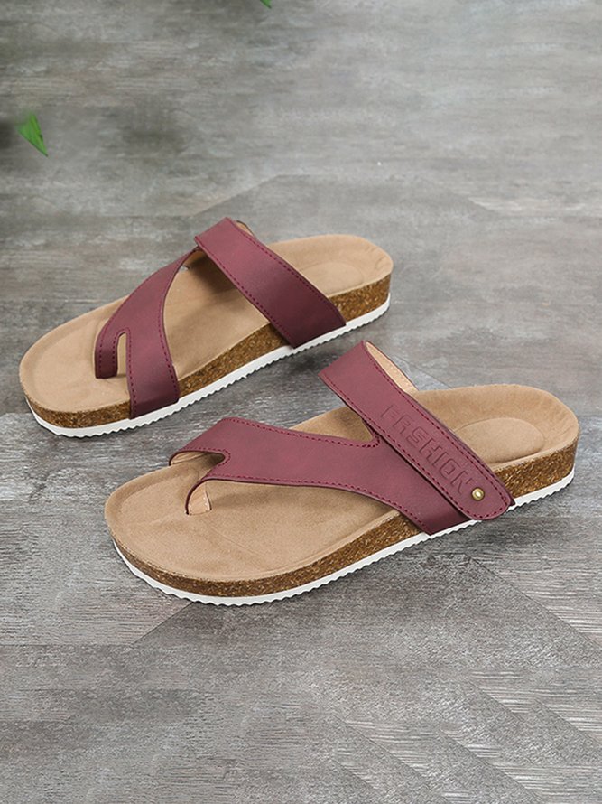 JFN  Simple Resort Thong Birkenstock Slippers