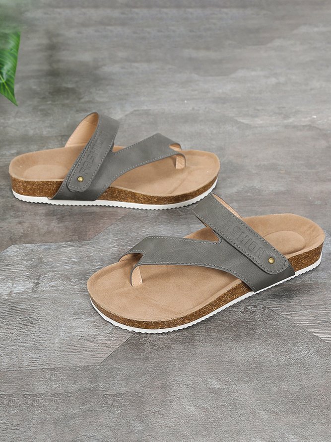 JFN  Simple Resort Thong Birkenstock Slippers
