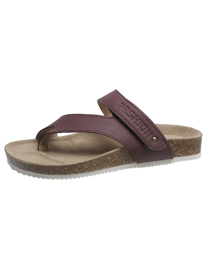JFN  Simple Resort Thong Birkenstock Slippers