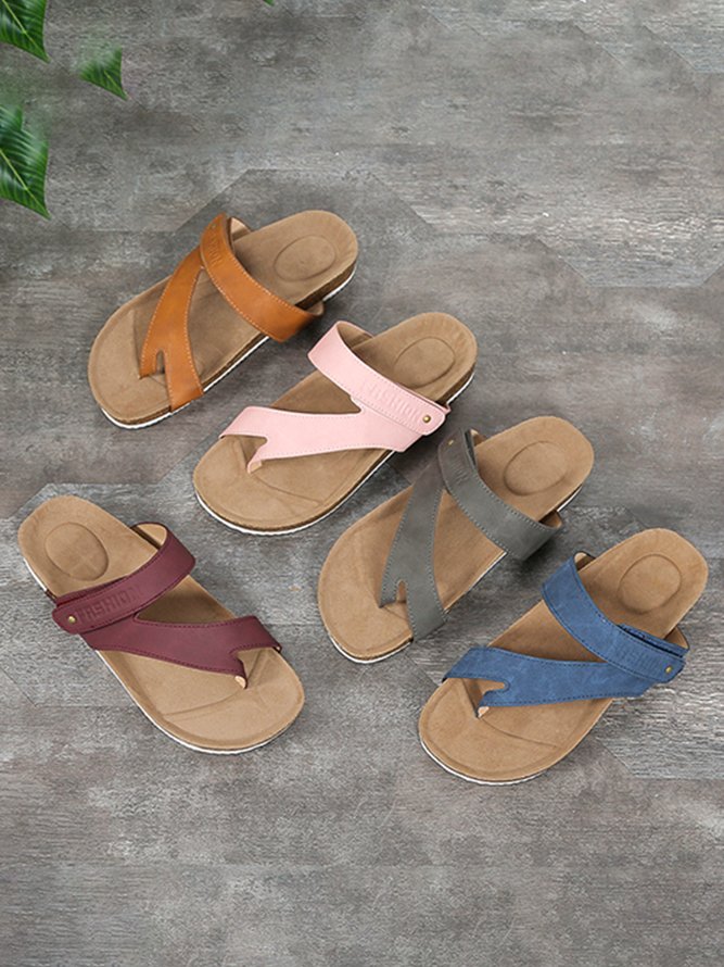 JFN  Simple Resort Thong Birkenstock Slippers