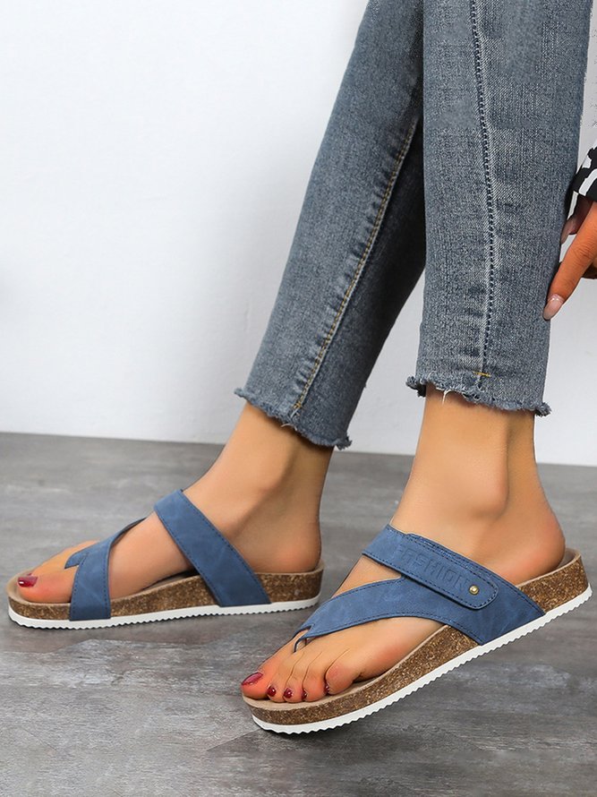 JFN  Simple Resort Thong Birkenstock Slippers