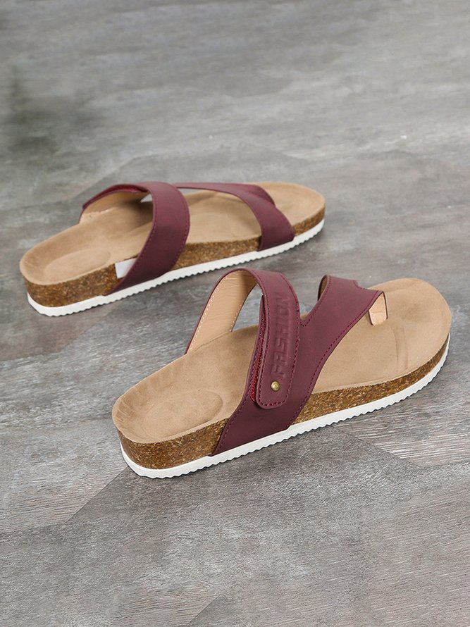 JFN  Simple Resort Thong Birkenstock Slippers