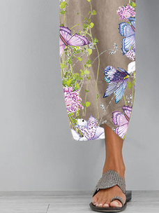 JFN Floral Vacation Harem Pants