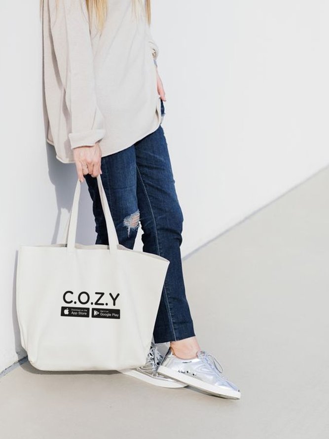 JFN COZY Exclusive Canvas Shopping Bag