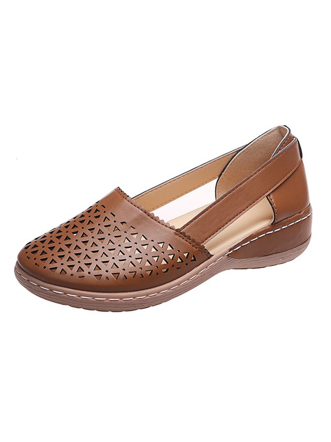 JFN Vintage Hollow Breathable Shoes