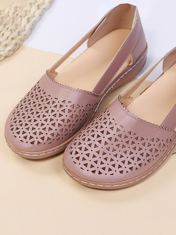 JFN Vintage Hollow Breathable Shoes