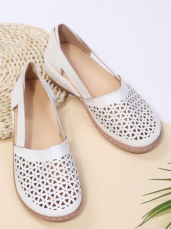 JFN Vintage Hollow Breathable Shoes