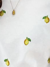 Fruit&Vegetable Cotton Boho Short Sleeve Tops