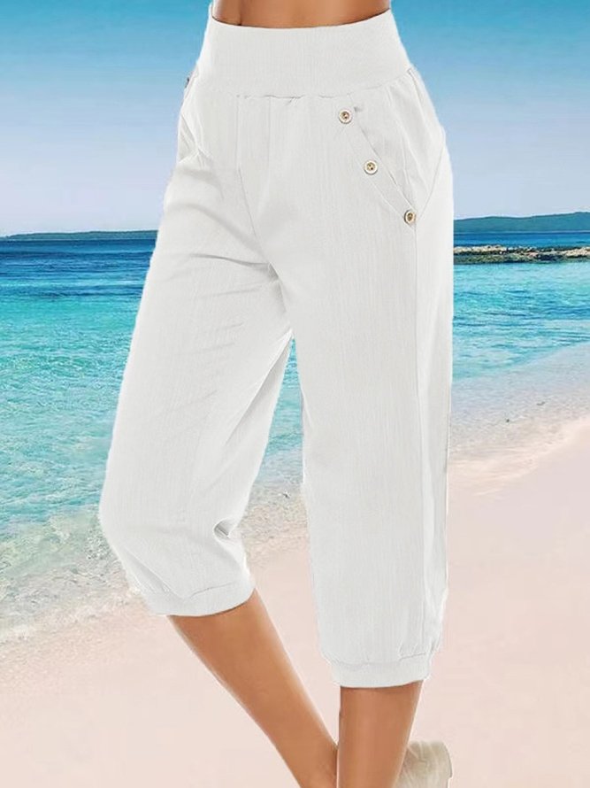 JFN Basics Loosen Plain Pants