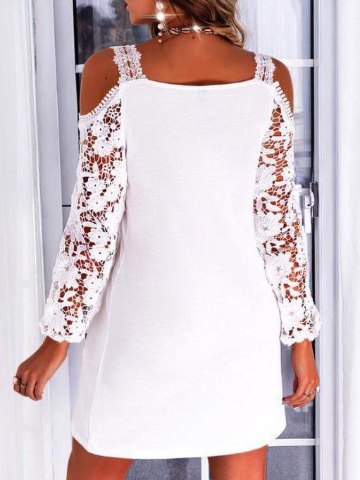 Cotton-Blend Fit Elegant Dresses