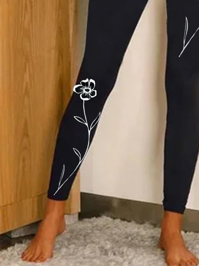 JFN Casual Floral Leggings