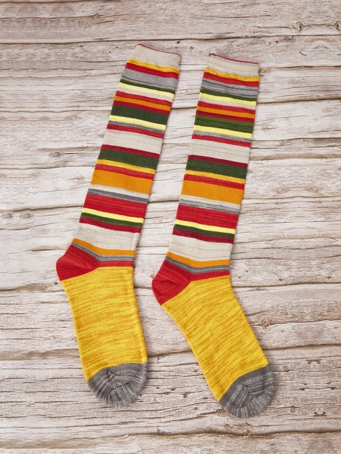 Fourth Doctor Knee High Socks for Women