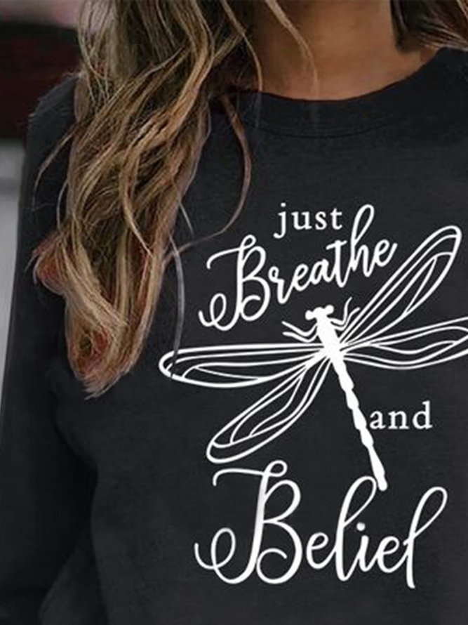 Dragonfly Raglan Sleeve Sweatshirts