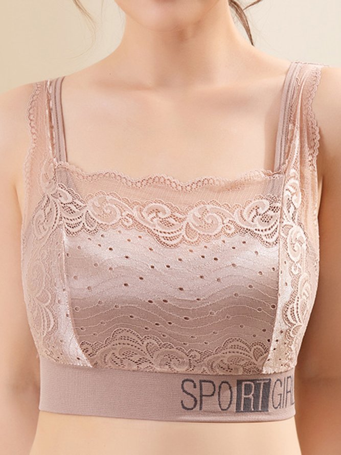 Sexy Lace No Steel Rings Beautiful Back Wrap Underwear