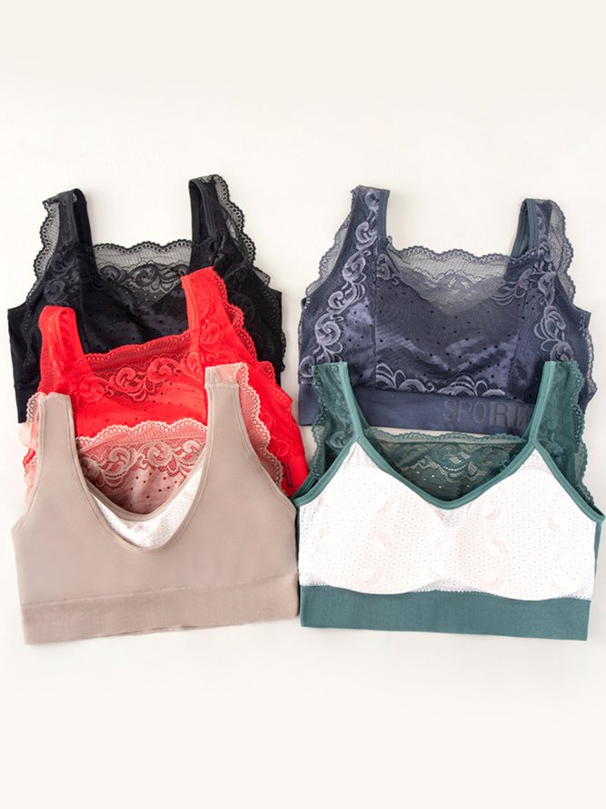 Sexy Lace No Steel Rings Beautiful Back Wrap Underwear