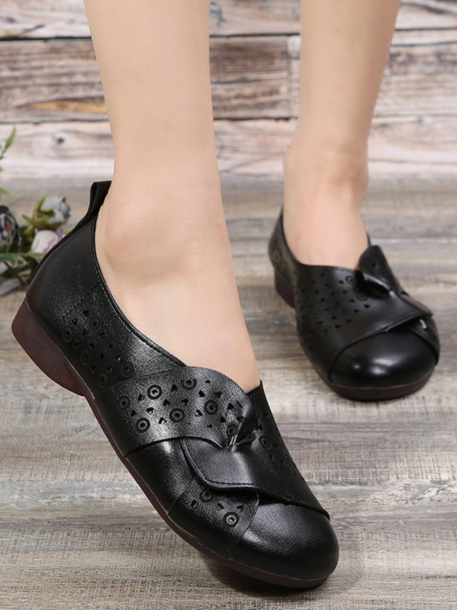 Soft Sole Comfortable Breathable Hollow Flat Shoes