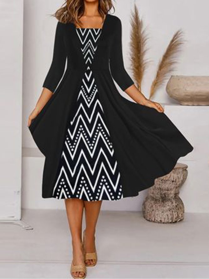 Urban Square Neck Prom Dress