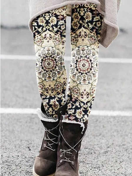 Floral Regular Fit Leggings