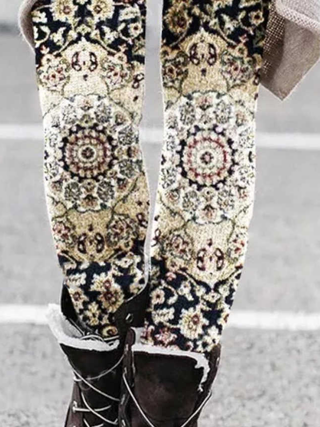 Floral Regular Fit Leggings
