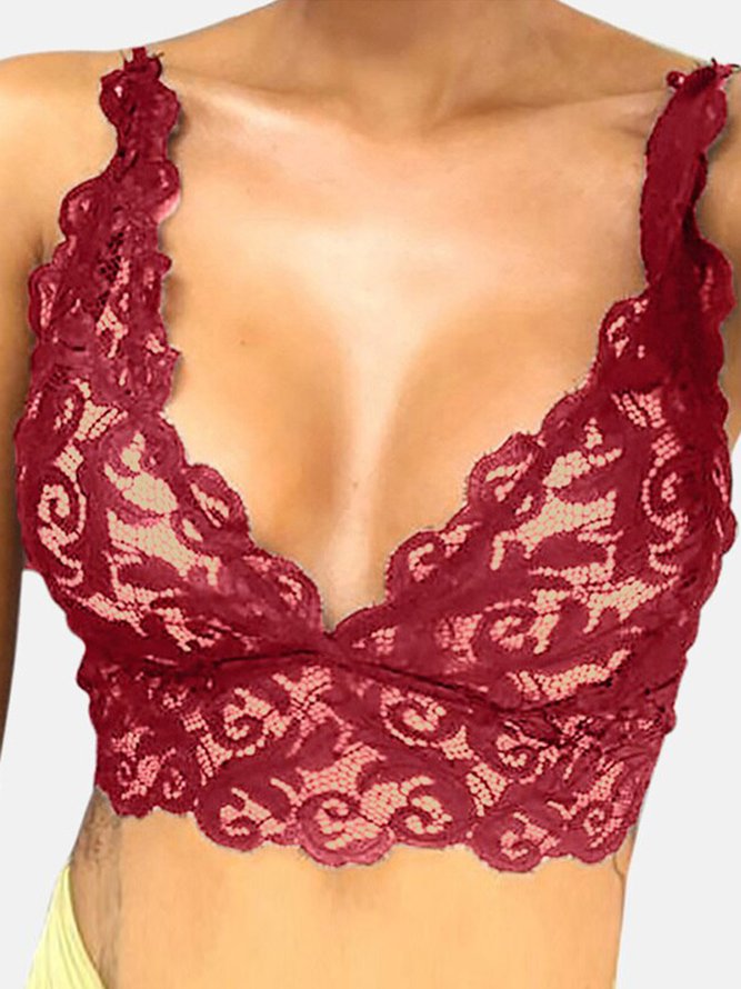 Lace Cutout Sexy Tank Top Lingerie